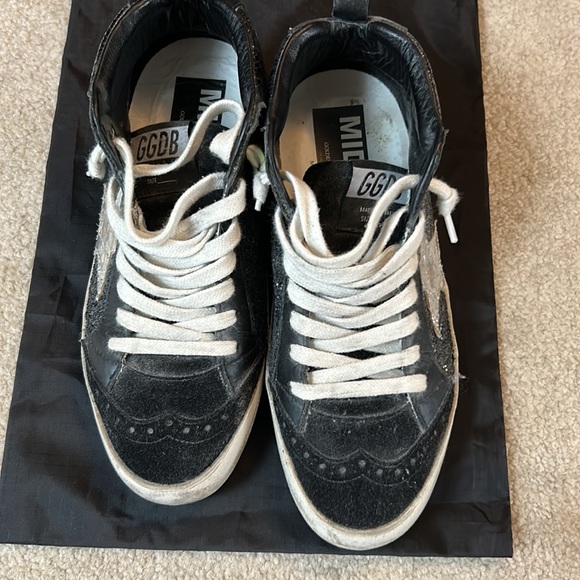 Golden Goose Mid-Star suede and glitter size 35 - Picture 3 of 9